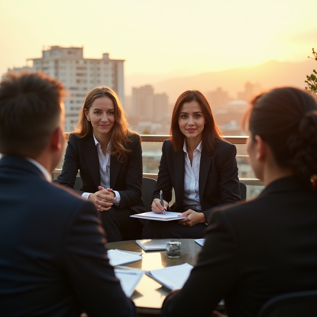 Финансовые специалисты на корпоративном тренинге